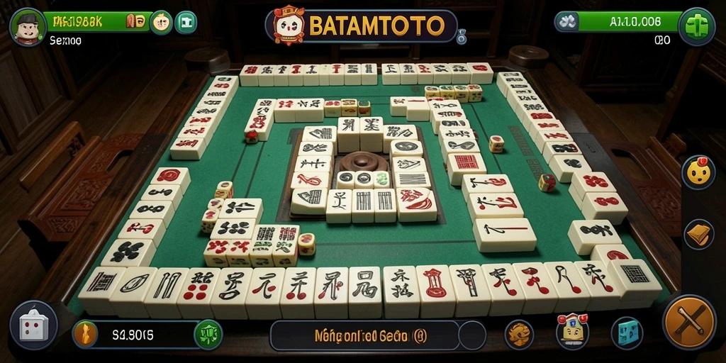 Tampilan gameplay seru dari BATAMTOTO Mahjong.