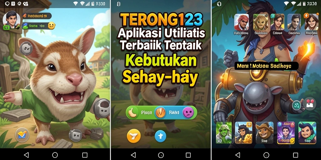 Screenshot utama dari aplikasi TERONG123 yang memudahkan pengelolaan waktu.