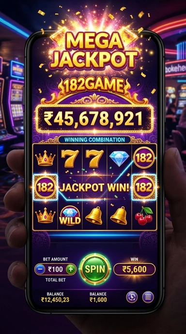 Tampilan antarmuka utama aplikasi 182game yang ramah pengguna.